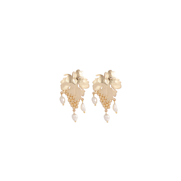 Pearly Grapes Earrings