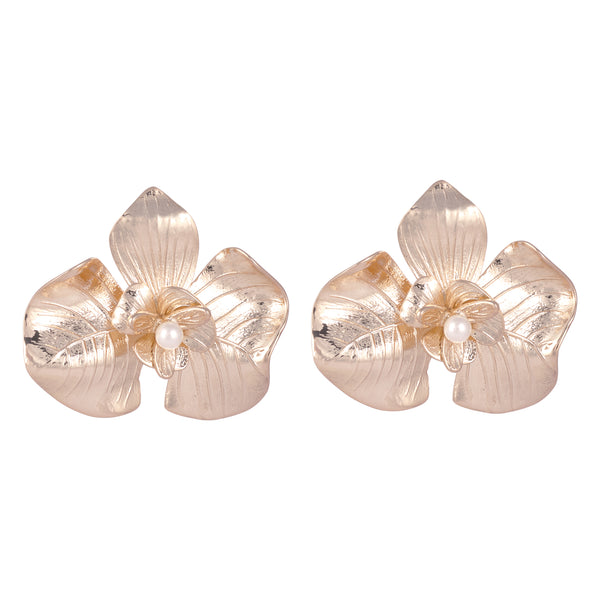 Orchid Pearl Earrings