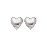 Heart Beat Silver Earrings